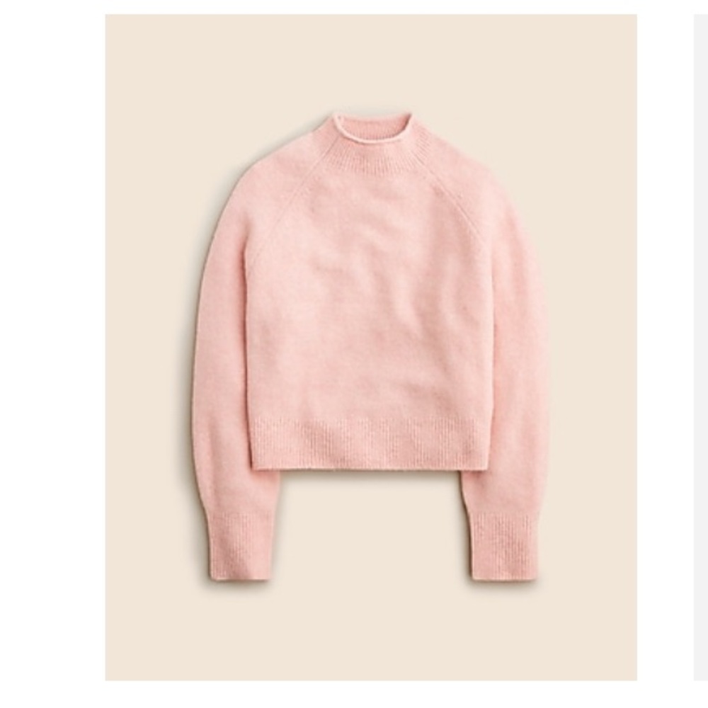 J CREW - light pink sweater in super soft yarn